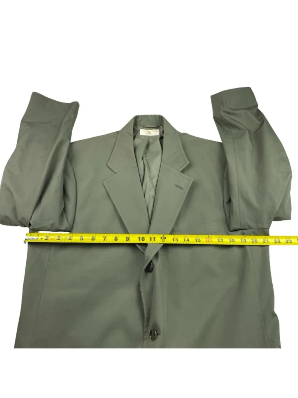 VTG Brooks Brothers Men’s 100% Cotton 3/2 Roll Chino Blazer Green • USA • 42R